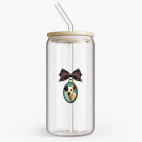 Банка с бамбуковой крышкой