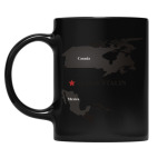 Кружка цветная UV-DTF