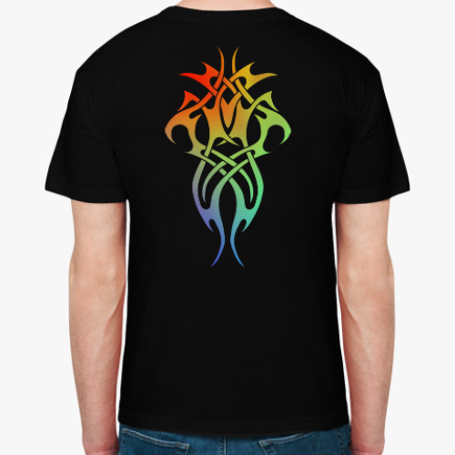 Футболка с принтом Трайбл