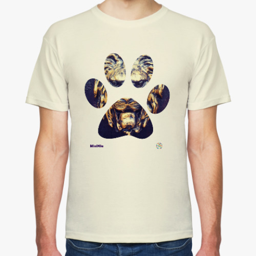Футболка с принтом Львиная лапа
