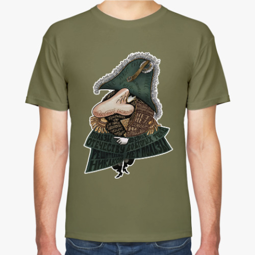 Футболка с принтом Цензор