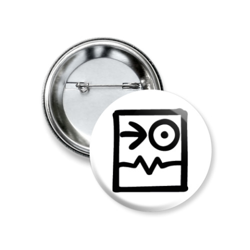 Значок 37мм с принтом  SmileMe