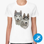 Женская спортивная футболка