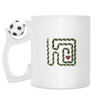 Кружка с футбольным мячиком