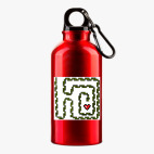 Металлическая бутылка 400 мл UV-DTF