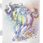 Лошадь акварелью