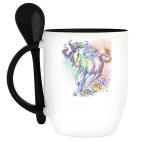 Кружка с ложкой