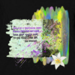 Стена. Кирпичи. Трава. Цветок. Лилия