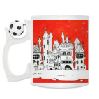 Кружка с футбольным мячиком