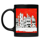 Кружка цветная UV-DTF