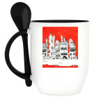 Кружка с ложкой