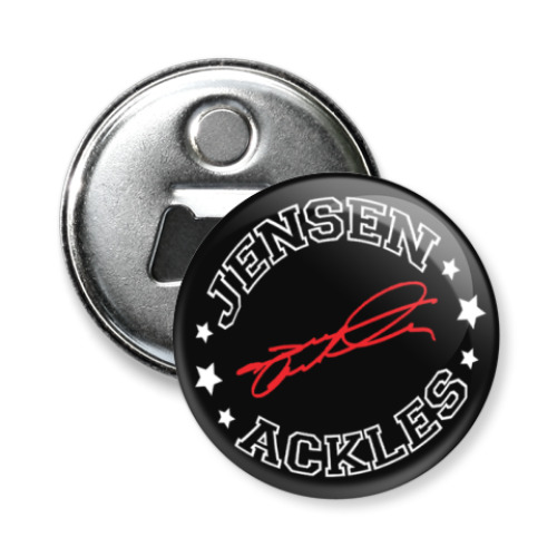 Магнит-открывашка с принтом Дженсен Supernatural Автограф