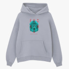 Толстовка худи оверсайз