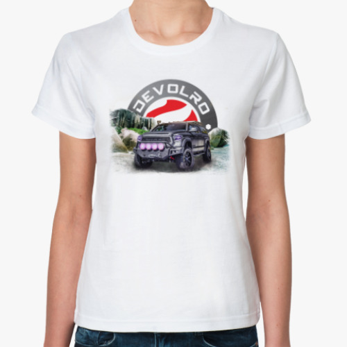 Классическая футболка с принтом DEVOLRO