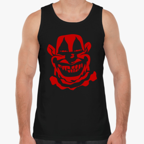 Майка с принтом Злой клоун