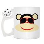 Кружка с футбольным мячиком