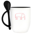 Кружка с ложкой