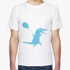 крокодил спешит на праздник