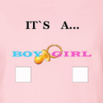 Gender reveal party, baby, boy