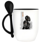 Кружка с ложкой