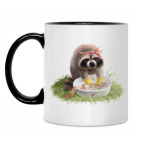 Кружка двухцветная