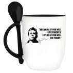 Кружка с ложкой