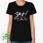 Женская футболка органик