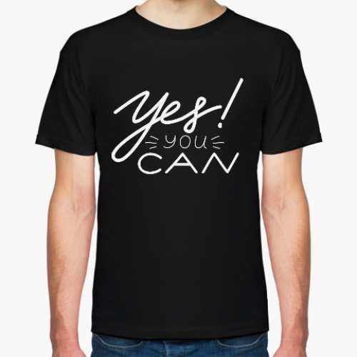 Футболка с принтом Мотивация