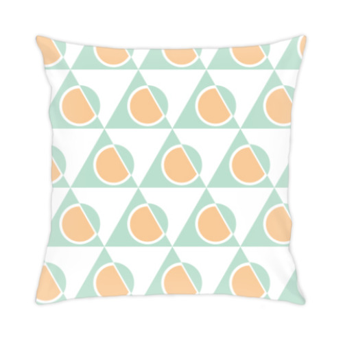 Подушка с принтом Геометрия