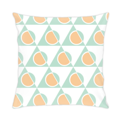 Подушка с принтом Геометрия