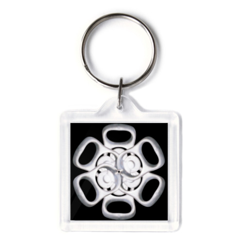 Брелок с принтом Банки