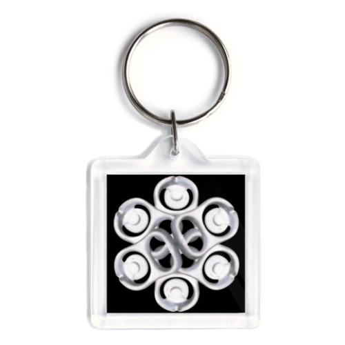 Брелок с принтом Банки