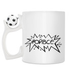 Кружка с футбольным мячиком