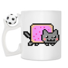 Кружка с футбольным мячиком