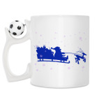 Кружка с футбольным мячиком