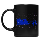 Кружка цветная UV-DTF