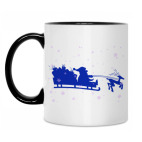 Кружка двухцветная