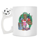 Кружка с футбольным мячиком