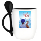 Кружка с ложкой