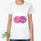 Женская футболка органик