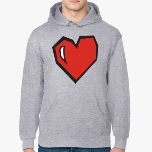 Толстовка худи с принтом Heart