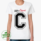 Женская футболка органик