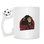 Кружка с футбольным мячиком