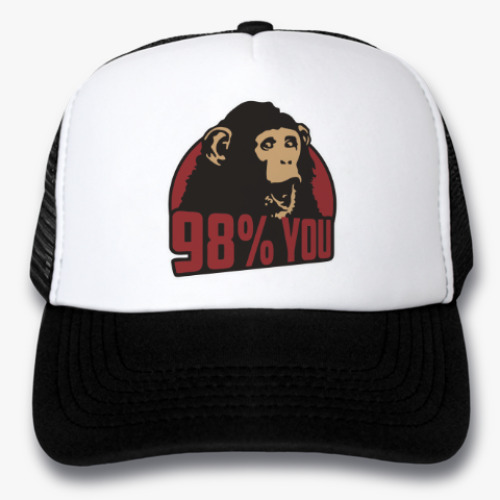 Кепка-тракер с принтом 98% тебя