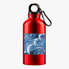 Металлическая бутылка 400 мл UV-DTF