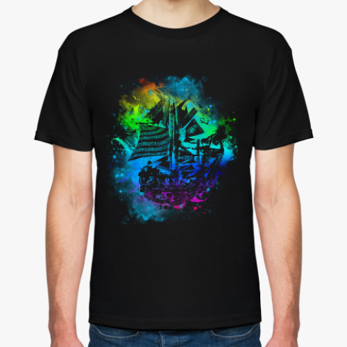 Футболка с принтом Космический голландец