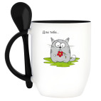 Кружка с ложкой