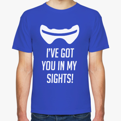 Футболка с принтом Overwatch Solder: 76 (Солдат: 76)