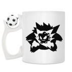 Кружка с футбольным мячиком