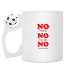 Кружка с футбольным мячиком